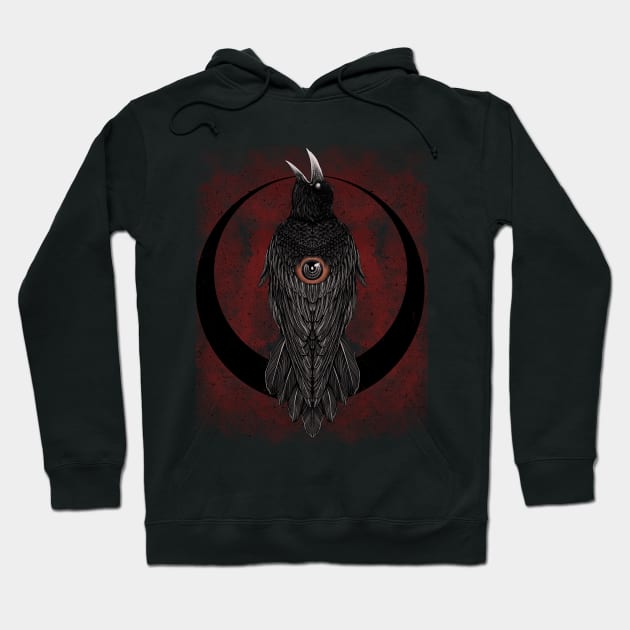 the crow's eyes opened Hoodie by Reminiscent13